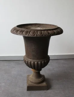 Pamono Cast Iron Urn Planter Campana, France><noscript><img width=