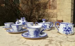 Pamono Castelli Artistic Ceramic Service, Set of 17><noscript><img width=