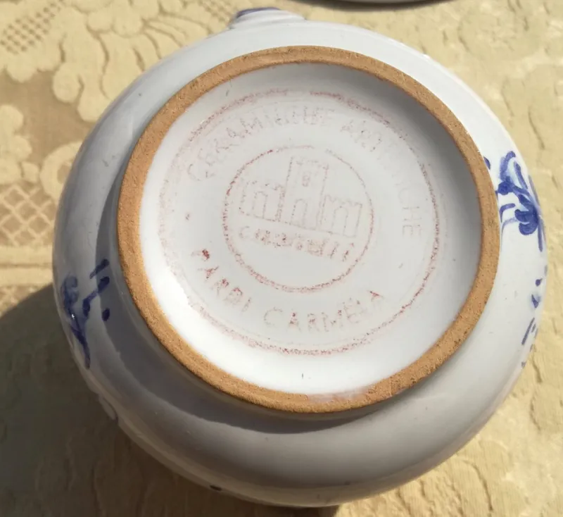 Pamono Castelli Artistic Ceramic Service, Set of 17> Coffee & Tea Service