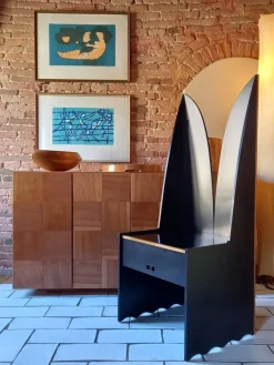 Pamono Castelvecchio Armchair by Ferdinando Meccani, 1987><noscript><img width=