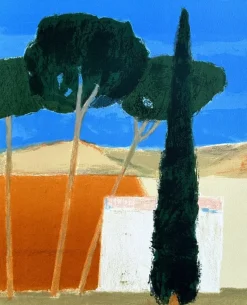 Outlet Pamono Cathelin, Landscape of Provence, Original Lithograph