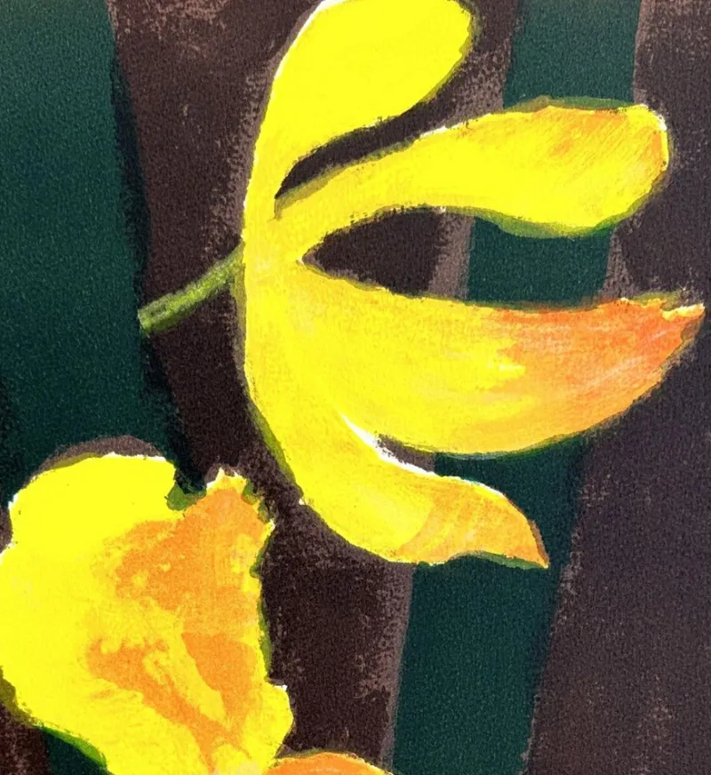 Pamono Cathelin, Orchids, Original Lithograph> Prints & Multiples