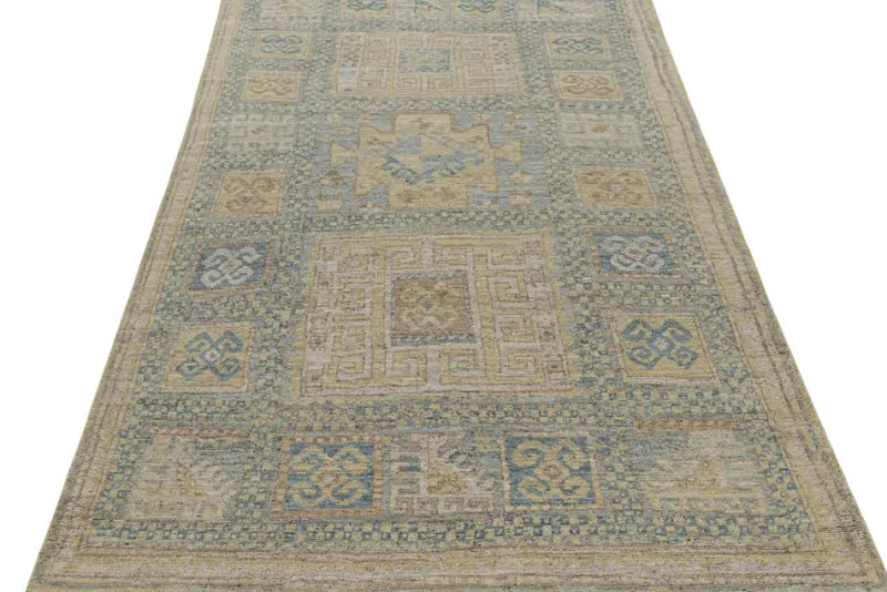 Discount Pamono Caucasian Kazak Style Rug with Geometric Patterns from R&K Principal Jahanshah Nazmiyal