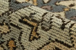 Outlet Pamono Caucasian Style Rug in Blue with Geometric Medallions from R&K Principal Jahanshah Nazmiyal