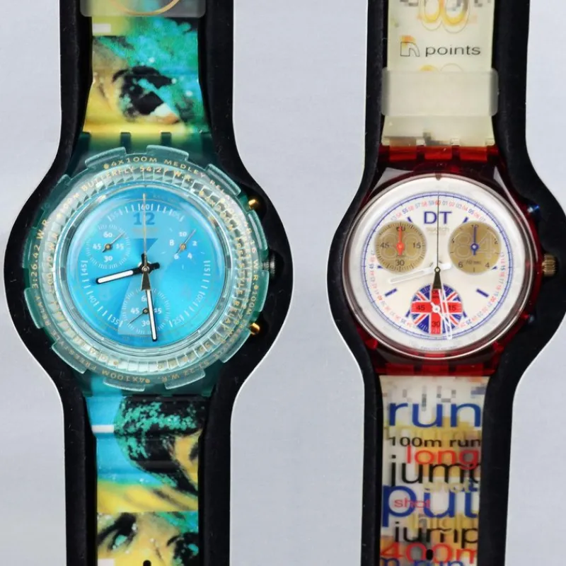 Pamono Centennial Olympic Games Collection Watches from Swatch, Switzerland, 1996, Set of 10> Watches