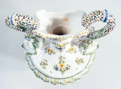 Hot Pamono Ceramic Amphora Vase from Moustiers, France
