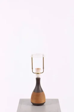 Pamono Ceramic and Rope Table Lamp by Einar Johansen, Denmark, 1960s> Table Lamps