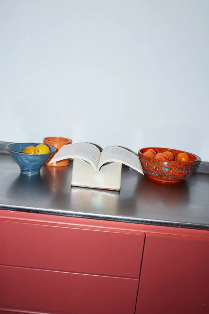 Pamono Ceramic Bookstand by Xavier Manosa for BD Barcelona> Bookends