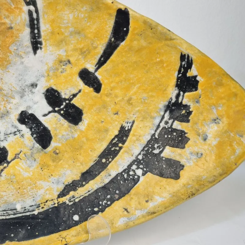 Online Pamono Ceramic Bowl with Bird Decor, 1960s