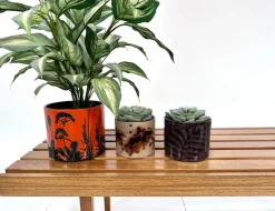 Online Pamono Ceramic Cachepots or Planters from Scheurich and Marei, Germany 1960s, Set of 3