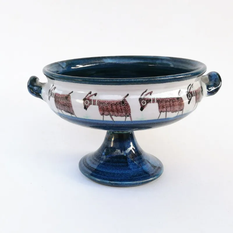 Clearance Pamono Ceramic Centerpiece by Vincenzo Pinto for Vincenzo Pinto Vietri, 1930s