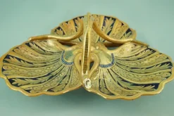 Clearance Pamono Ceramic Centerpiece with Sienese Gold Lustre from Luca Della Robbia, Gualdo Tadino, Italy, 1930s