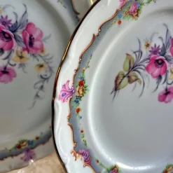 Hot Pamono Ceramic Dinner Plates from Limoges, 1970s, Set of 6