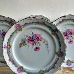 Hot Pamono Ceramic Dinner Plates from Limoges, 1970s, Set of 6