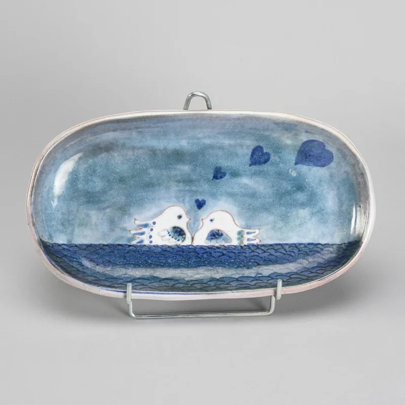 Pamono Ceramic Dish by Robert and Jean Cloutier, 1960s> Dinnerware Accessories
