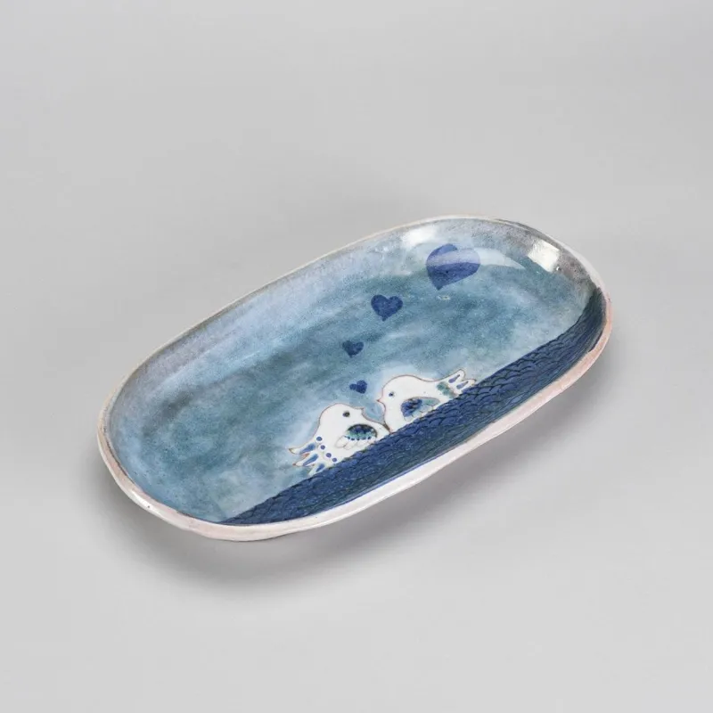 Pamono Ceramic Dish by Robert and Jean Cloutier, 1960s> Dinnerware Accessories