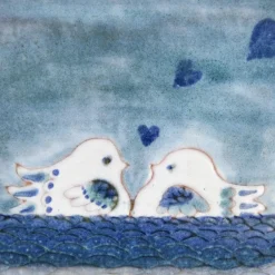 Pamono Ceramic Dish by Robert and Jean Cloutier, 1960s><noscript><img width=