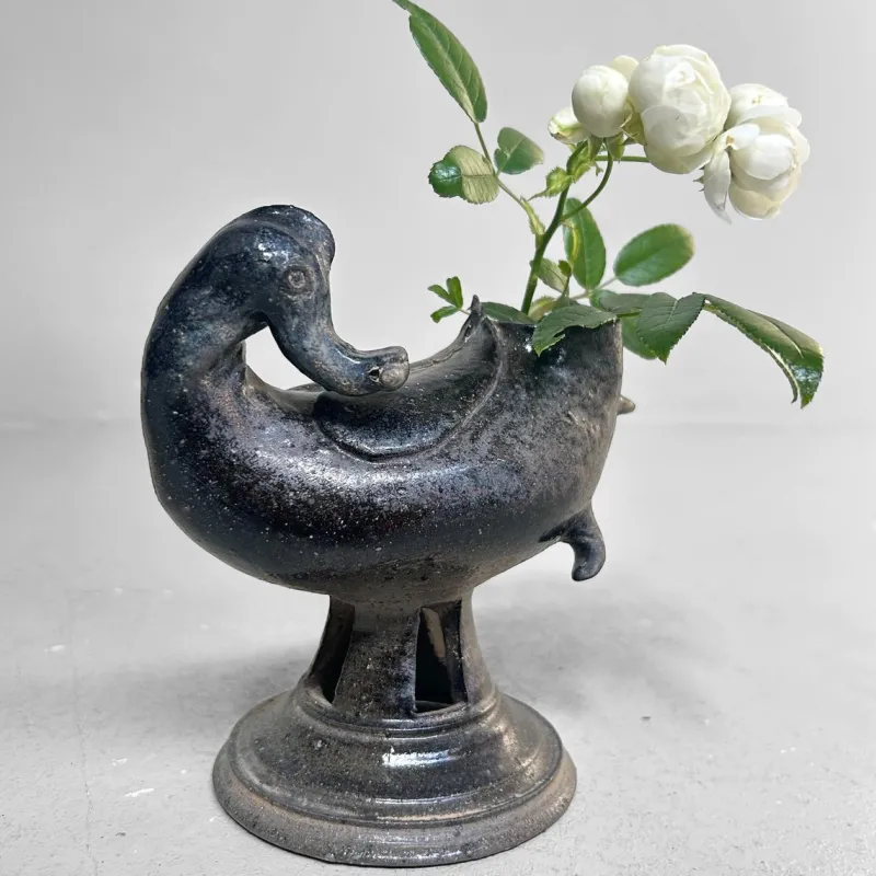 Pamono Ceramic Duck Vase Japan, 1950s> Vases