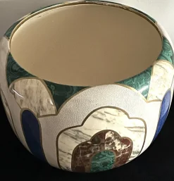 Pamono Ceramic Flower Planter by Paolo Marioni><noscript><img width=