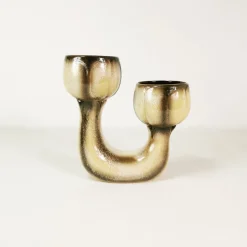 Pamono Ceramic Flower Pot with Cover from Bay Keramik, Germany, 1960s