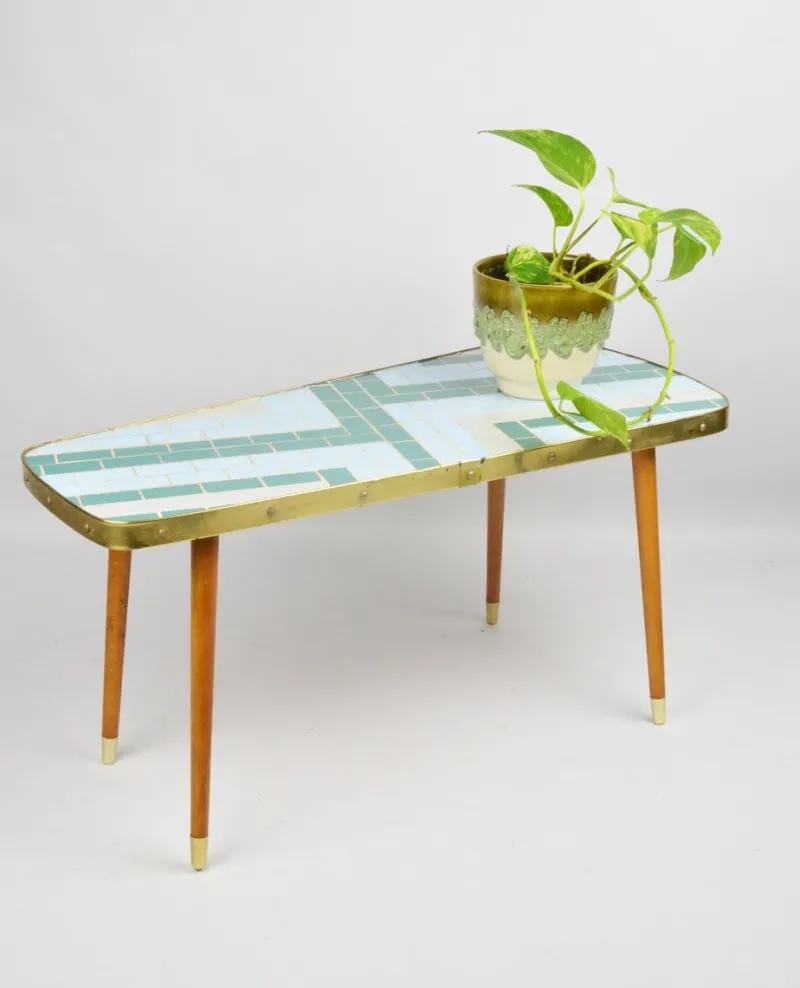 Pamono Ceramic Flower Stand, 1970s> Garden Tables