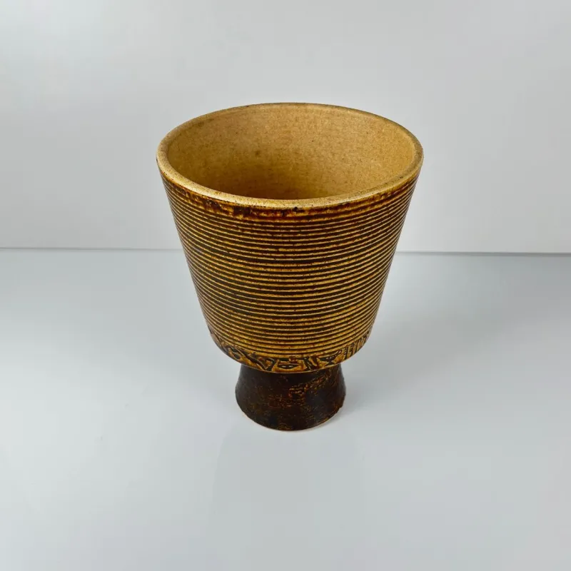 Pamono Ceramic Flowerpot, 1970s> Planters And Jardiniere