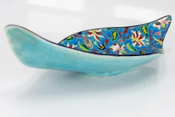 Pamono Ceramic Fruit Platter from Faïenceries et Emaux de Longwy, 1950s><noscript><img width=