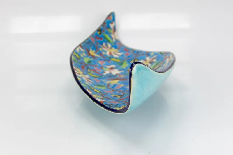 Pamono Ceramic Fruit Platter from Faïenceries et Emaux de Longwy, 1950s> Serving Dishes