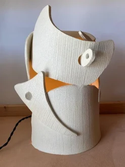 Pamono Ceramic Lamp by Olivia Cognet> Table Lamps