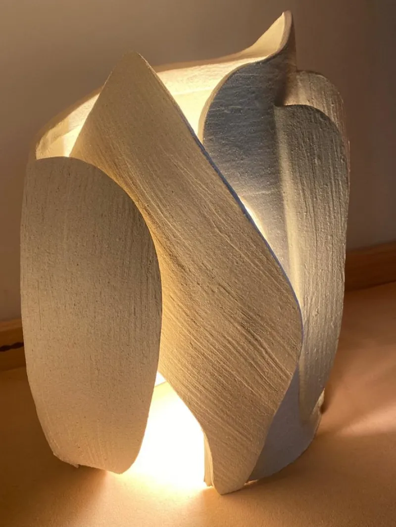 Pamono Ceramic Lamp by Olivia Cognet> Table Lamps
