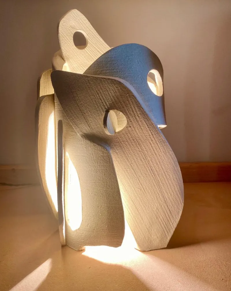 Pamono Ceramic Lamp by Olivia Cognet> Table Lamps