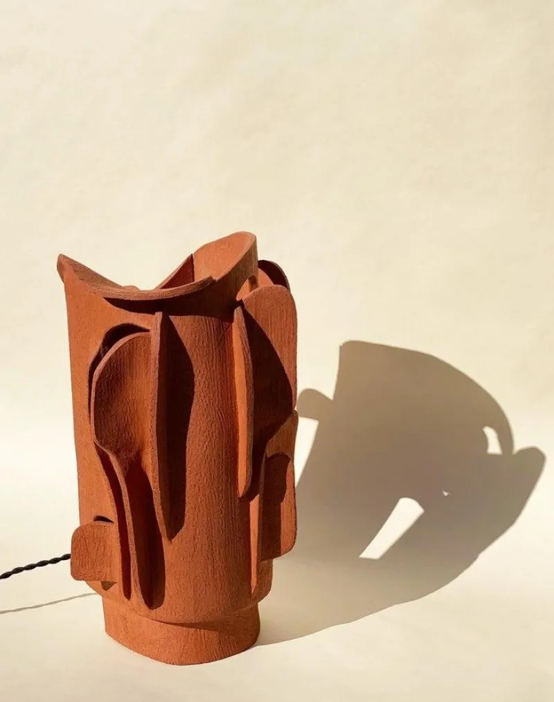 Pamono Ceramic Lamp by Olivia Cognet> Table Lamps