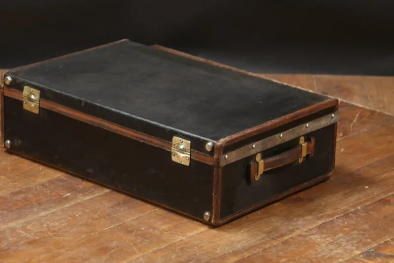 Pamono Ceramic Picnic Trunk, 1890s, Set of 39> Serving Bar Carts & Trolleys