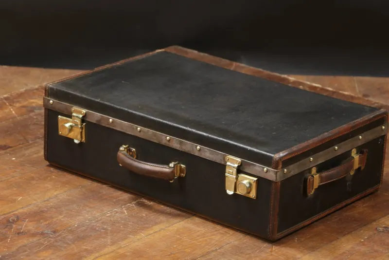 Pamono Ceramic Picnic Trunk, 1890s, Set of 39> Serving Bar Carts & Trolleys