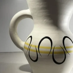 Outlet Pamono Ceramic Pitcher and Cups by André Baud for Vallauris, 1960s, Set of 7