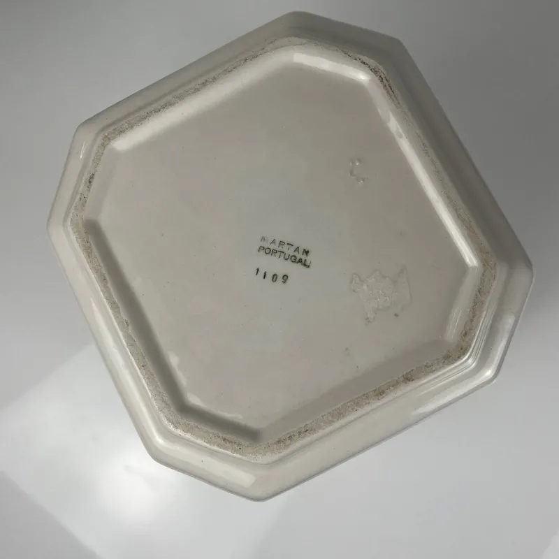 Pamono Ceramic Planter with Relief, Martan, Portugal, 1960s-1980s> Planters And Jardiniere