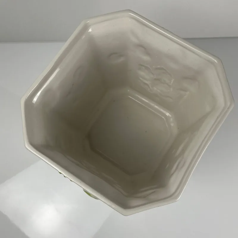 Pamono Ceramic Planter with Relief, Martan, Portugal, 1960s-1980s> Planters And Jardiniere