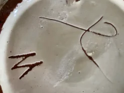 Clearance Pamono Ceramic Plate in the Style of Puigdemont