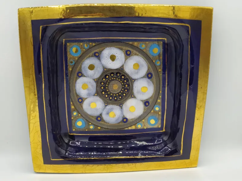 Pamono Ceramic Pocket Tray by Georges Pelletier, 1970s> Trays