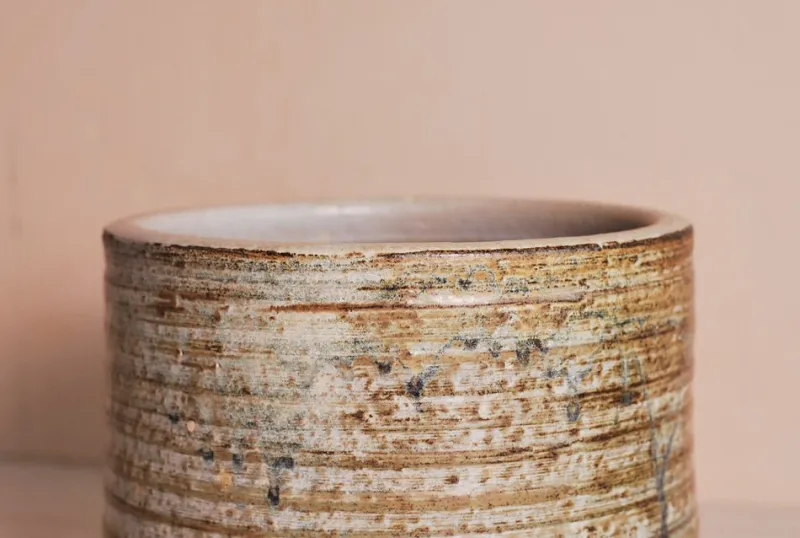 Pamono Ceramic Pottery Planter, 1960s> Planters And Jardiniere
