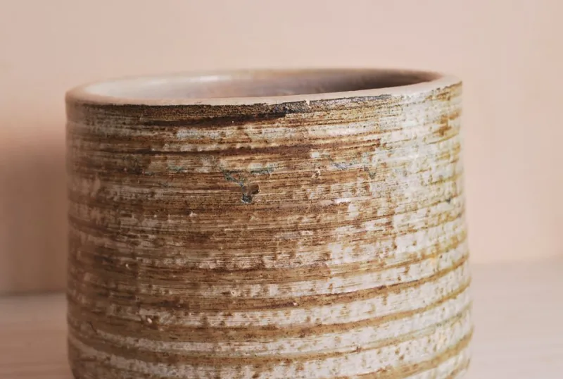 Pamono Ceramic Pottery Planter, 1960s> Planters And Jardiniere