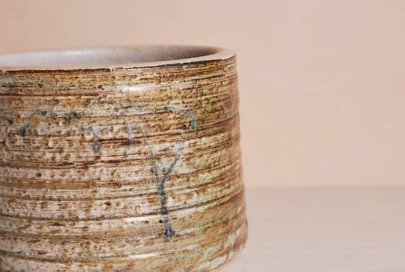 Pamono Ceramic Pottery Planter, 1960s> Planters And Jardiniere