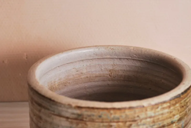 Pamono Ceramic Pottery Planter, 1960s> Planters And Jardiniere