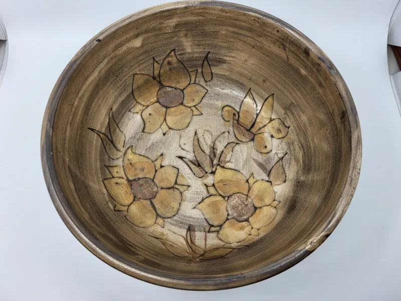New Pamono Ceramic Stoneware Bowl from Vallauris, Côte-d'Azur, France, 1970s