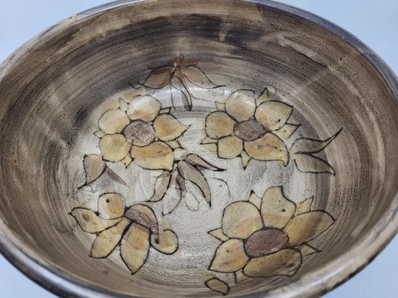 New Pamono Ceramic Stoneware Bowl from Vallauris, Côte-d'Azur, France, 1970s