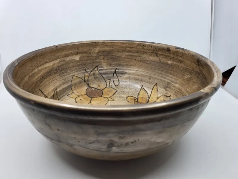 New Pamono Ceramic Stoneware Bowl from Vallauris, Côte-d'Azur, France, 1970s