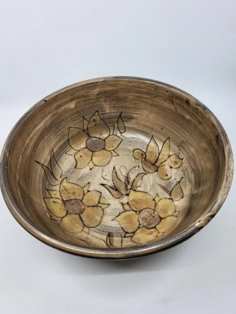 New Pamono Ceramic Stoneware Bowl from Vallauris, Côte-d'Azur, France, 1970s