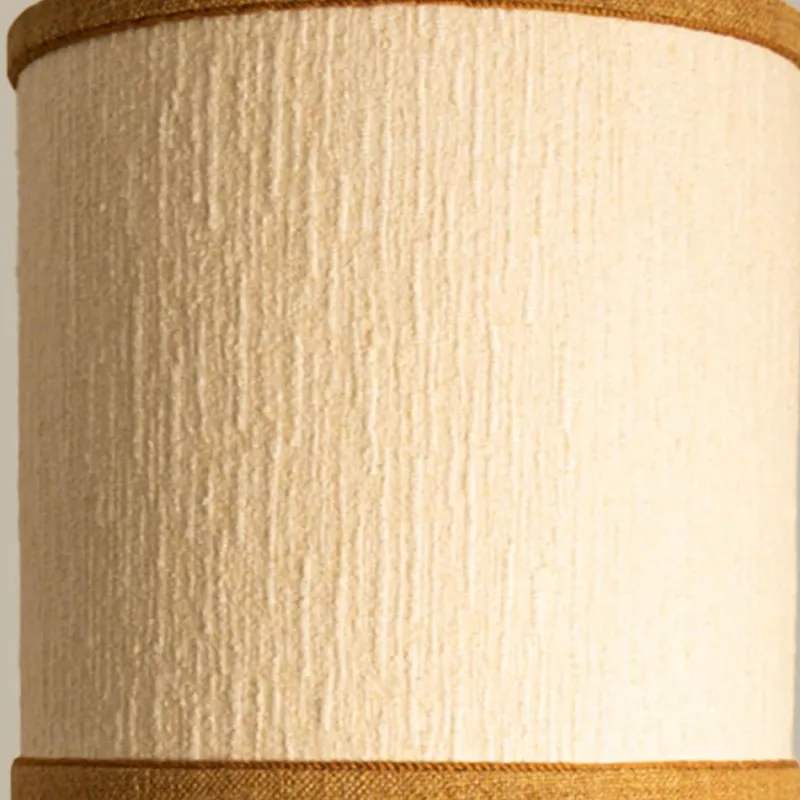 Discount Pamono Ceramic Table Lamp with Natural Lampshade by R. Houben, 1960