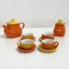 Pamono Ceramic Tea Set Service from Naj Oleari, 1980s, Set of 10> Coffee & Tea Service