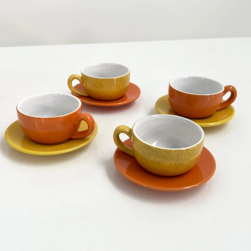 Pamono Ceramic Tea Set Service from Naj Oleari, 1980s, Set of 10> Coffee & Tea Service
